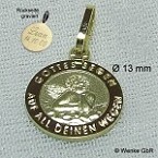 kinderschmuck-gold-schutzengel